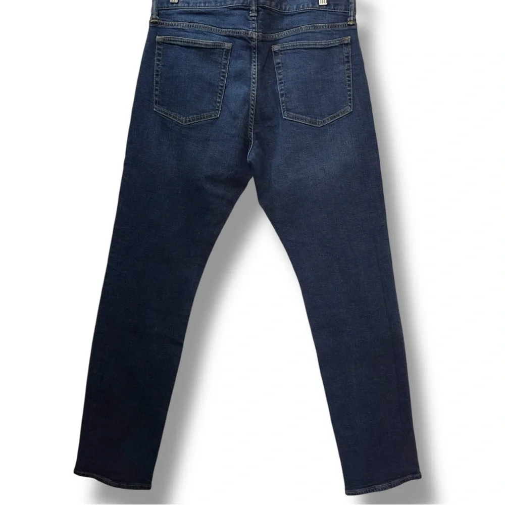 GAP | NWOT Bangladesh Men's Dark Blue Slim Straight-Leg Jeans (size 34x32)